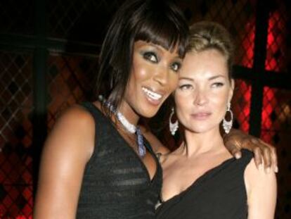 Naomi Campbell y Kate Moss.