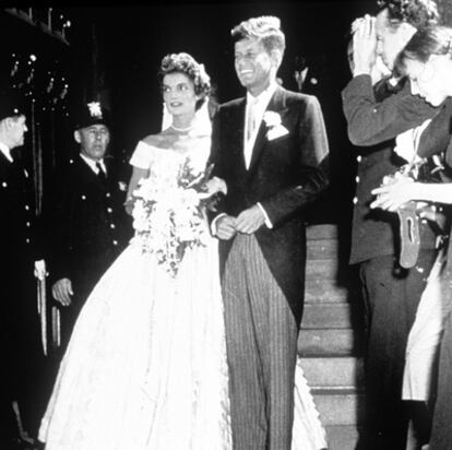 Imagen de la boda de John Fitgerald Kennedy y Jacqueline, emitida en el programa documental " Así fue el siglo XX. La década silenciosa ( 1954- 1961) "