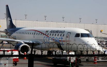 El Embraer E-190 siniestrado en julio, fotografiado en noviembre de 2017.