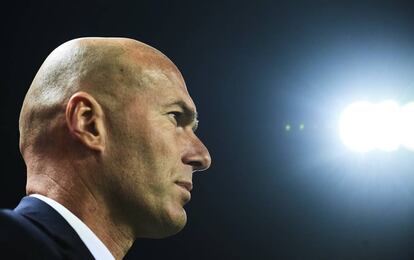 Zidane, en el Pizjuán.
