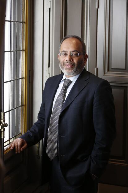 Carlos Lopes, en su visita a Madrid.