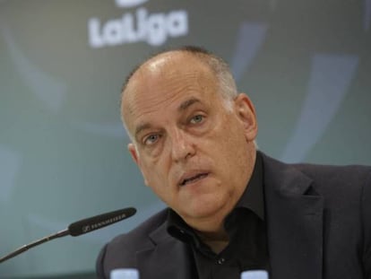 Javier Tebas, presidente de LaLiga