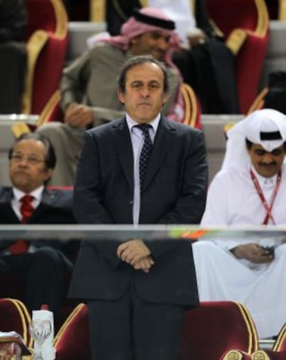 Michel Platini, durante la Copa de Asia en 2011