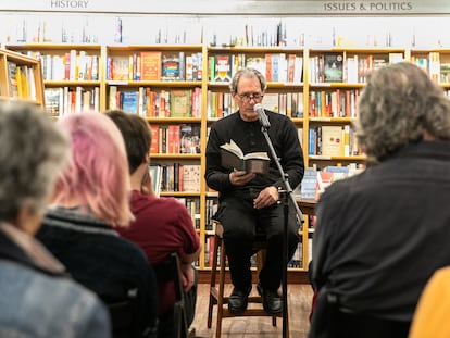 Paul Auster, en una lectura pública en Manhattan, en 2019.