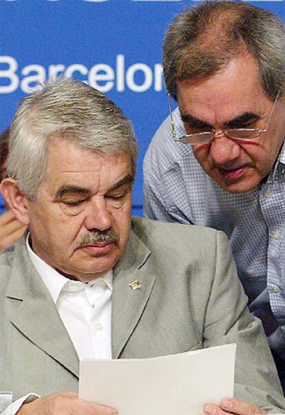 Pasqual Maragall y su hermano Ernest.