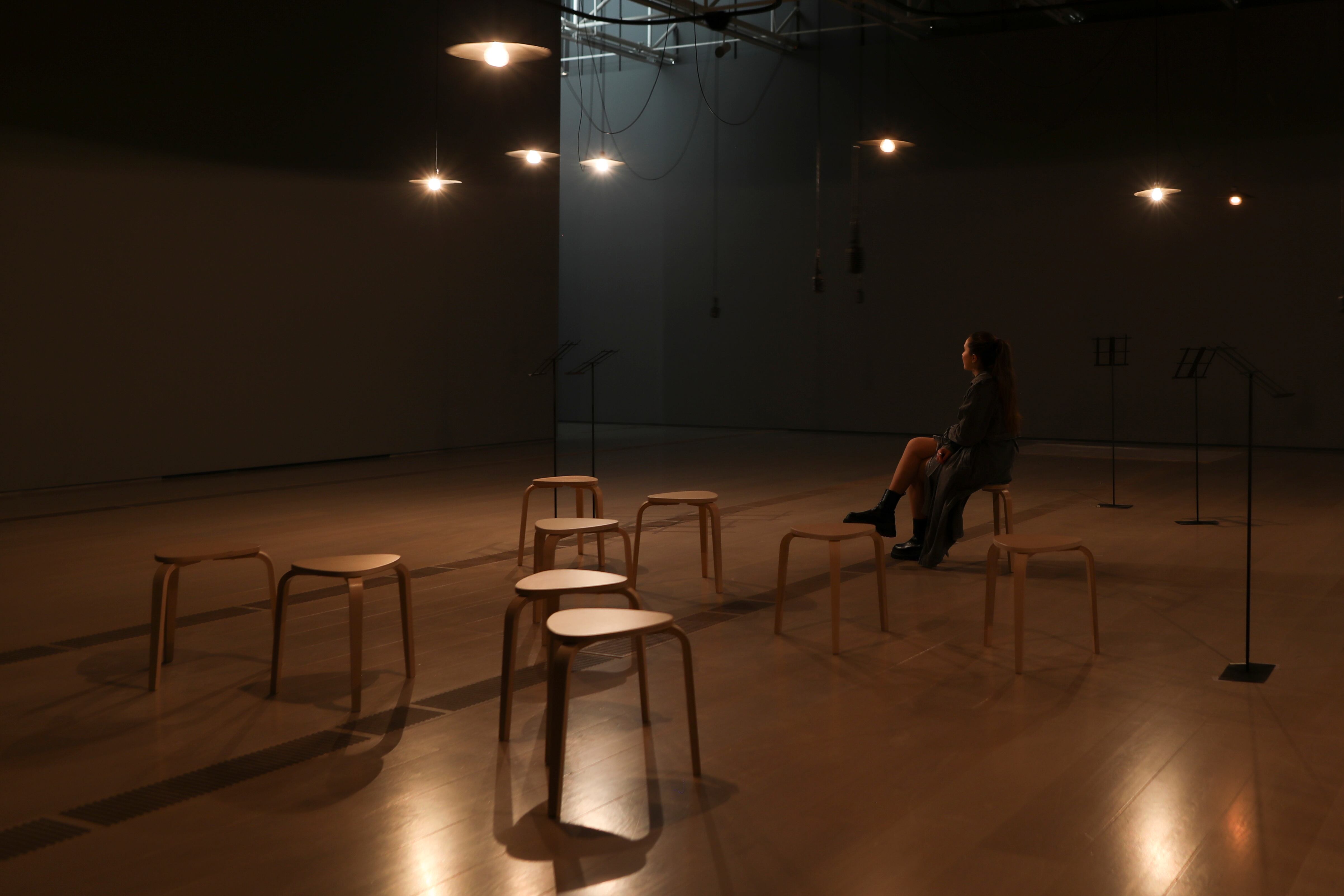 Imagen de la obra 'Listening Air', parte de la la exposición 'Yo también vivo bajo tu cielo'. 