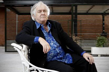 El escritor sueco Hennig Mankell, retratado en Madrid en marzo de 2008. 