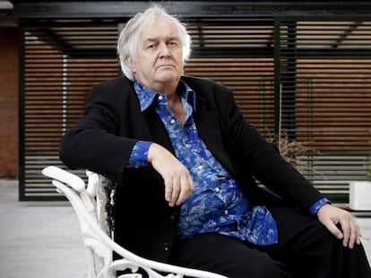 El escritor sueco Hennig Mankell, retratado en Madrid en marzo de 2008. 