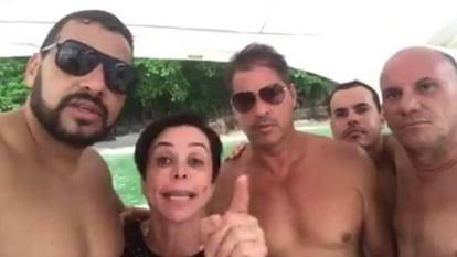 Cristiane Brasil en su vídeo comunicado