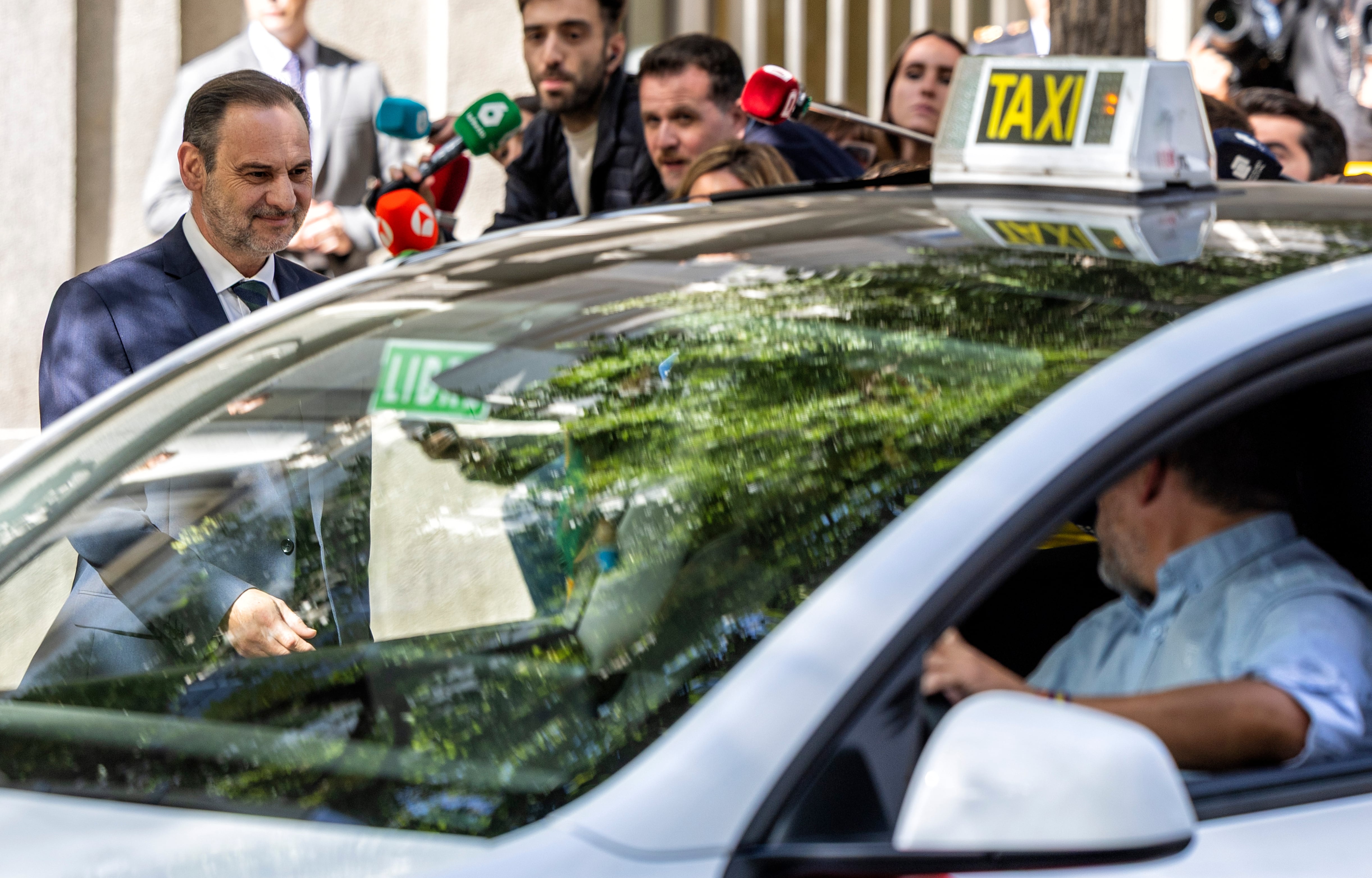 El exministro Jose Luis Ábalos, a la salida este miércoles del Tribunal Supremo.