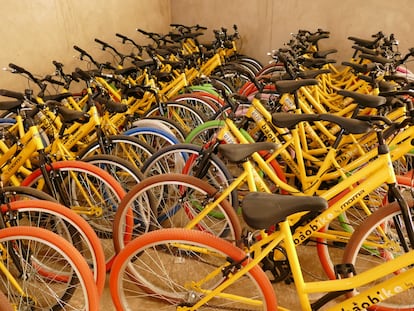 Las características 'baobikes' de Bicicletas sin Fronteras.