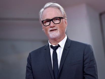 David Fincher at the Venice Film Festival, on September 3, 2023.