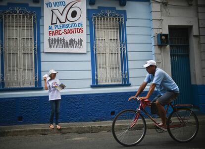 "Yo voto no al plebiscito FARC-Santos"