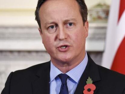 El primer ministro británico, David Cameron.