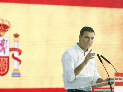 El secretario general del PSOE, Pedro Sánchez.