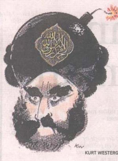 Uno de los controvertidos dibujos del profeta Mahoma.