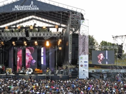 Fito y Fitipaldis en el Festival M&uacute;sicos en la Naturaleza.