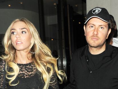 Petra Ecclestone y James Stunt, en Londres en 2014