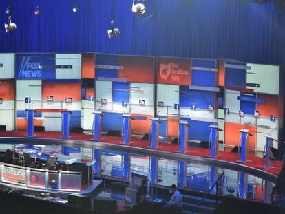 El primer debate presidencial republicano se celebra en Cleveland, Ohio