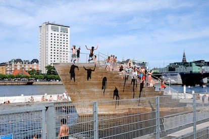 La piscina de la isla Brygge, cerca del centro de la capital.