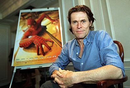 Willem Dafoe presenta ante la prensa, ayer en Madrid, la película inspirada en el célebre cómic.