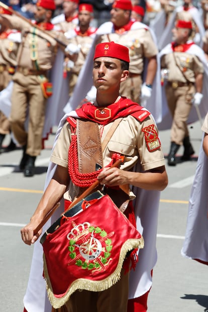 Efectivo del grupo de Regulares de Melilla.