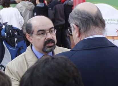 Campos participó ayer en Bilbao en la presentación de la Semana de la Ciencia de la UPV.