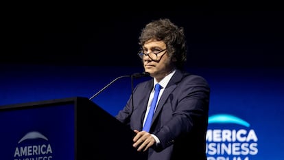 Javier Milei en Miami, Florida, el 6 de noviembre del 2025.