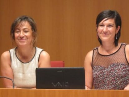 Representantes del Área de Igualdad de Bilbao.