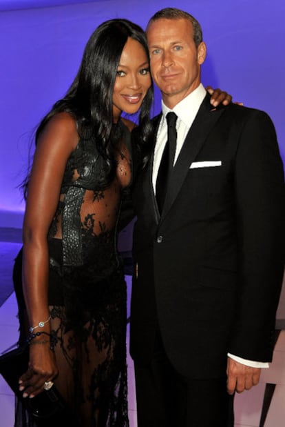 Naomi Campbell y Vladislav Doronin, en mayo pasado.