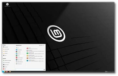 Escritorio de Linux Mint