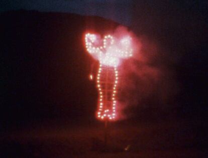 Ana Mendieta. Anima, Silueta de Cohetes, 1976. @The Estate of Ana Mendieta Collection, L.L.C. Courtesy Galerie Lelong & Co.