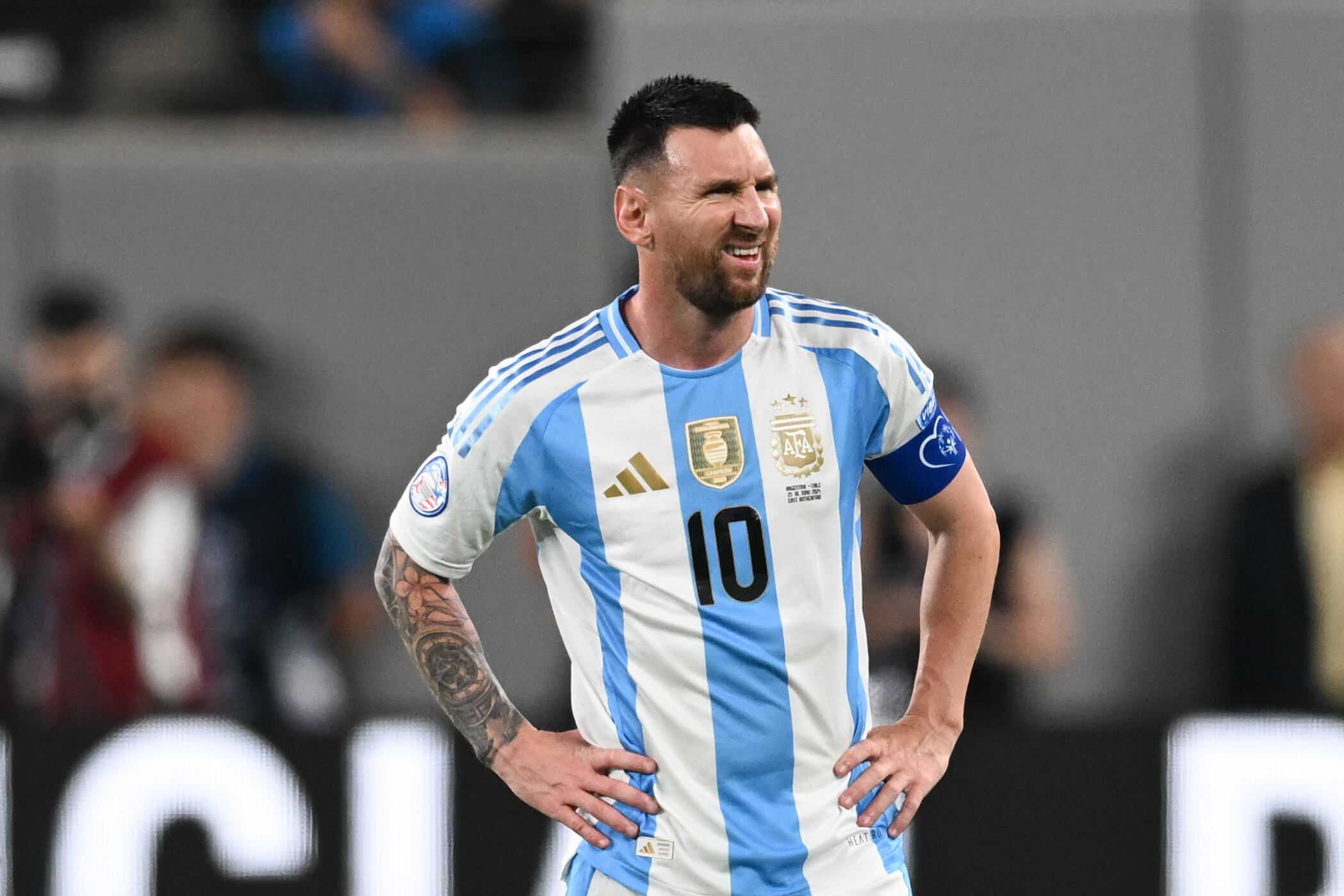 Lionel Messi, este martes en Nueva Jersey.