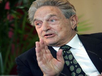 George Soros, financiero y filántropo, entrevistado durante una visita a España.