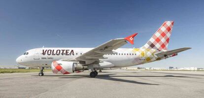 Avión de la aerolínea española Volotea.