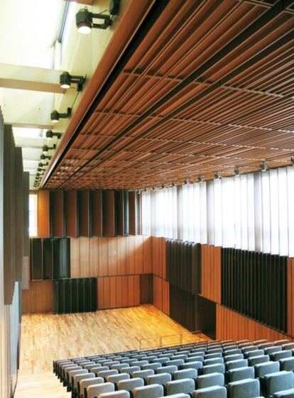 Interior de la nueva sala del Auditori de Barcelona.