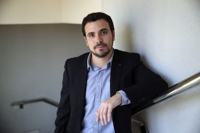 Alberto Garz&oacute;n, l&iacute;der de IU