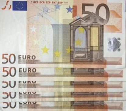 En la imagen, billetes de euros.