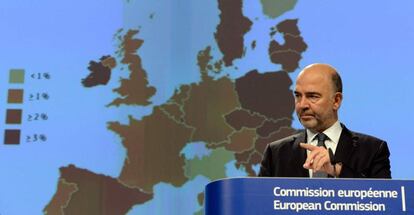 El Comisario de Economía y Asuntos Financieros, Pierre Moscovici. AFP THIERRY CHARLIER