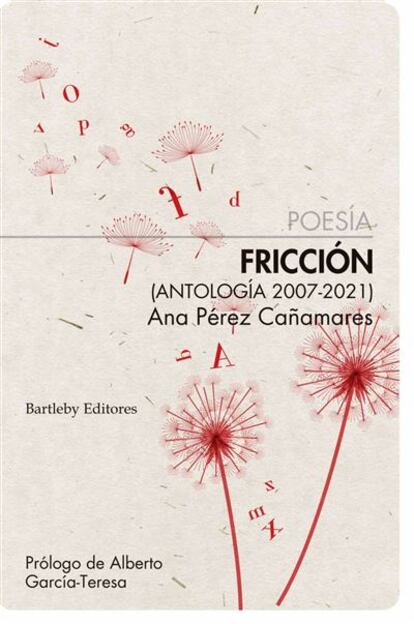 Portada del libro 'Fricción', de Ana Pérez Cañamares. BARTLEBY EDITORES