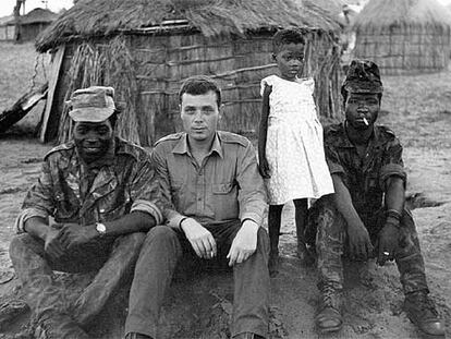 Lobo Antunes, durante su misión militar en Angola en 1972.