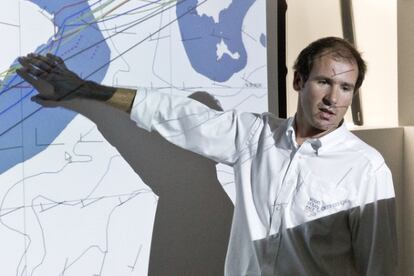 Gonzalo Infante, el meteorólogo de la Volvo Ocean Race.