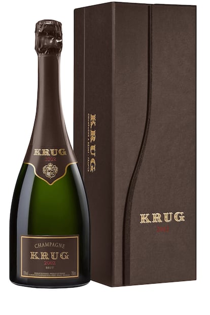 Champán Krug 2002, elaborado con las primeras uvas de la década. Fresco y elegante. Precio: 120 euros.