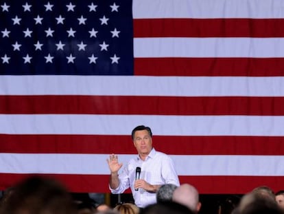 Romney hace campaña en Ohio.