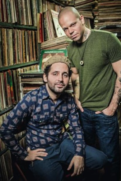 Eduardo Cabra y René Pérez, componentes de Calle 13.