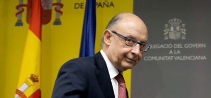 El ministro de Hacienda y Administraciones P&uacute;blicas, Crist&oacute;bal Montoro.