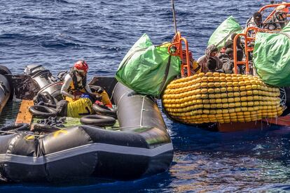 Mediterranee humanitarian ship Ocean Viking