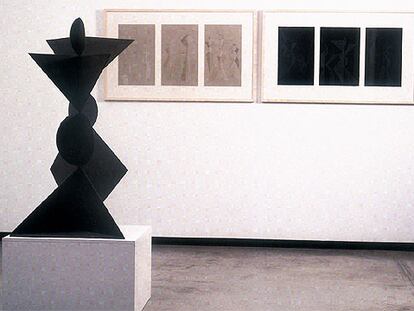 Exposición de Andreu Alfaro en la galería Metta, en Madrid.