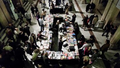 Asistentes al Festival Eñe, en una edición anterior, en el Círculo de Bellas Artes.