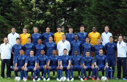 La selección francesa, el pasado 30 de mayo.